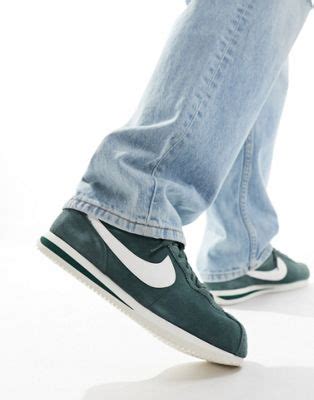 nike cortez schwarz wildleder|nike cortez shoes green.